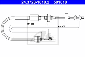Vaijeri, kytkimen käyttö, RENAULT, 77 00 429 330, 77 00 843 206