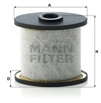 Suodatin, kampikammiotuuletus MANN-FILTER C 911 x-2