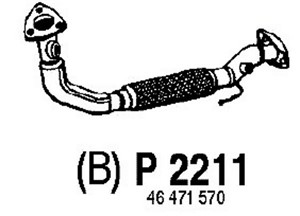 Pakoputki, Edessä, FIAT PUNTO, PUNTO Van, 46459687, 46471570