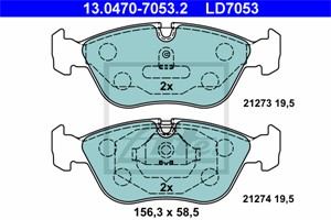 Jarrupalasarja, levyjarru, Etuakseli, VOLVO 850, 850 Kombi, C70 Cabriolet I, C70 Coupé I, S70, V70 I, 271587, 271859, 272343, 30648381,