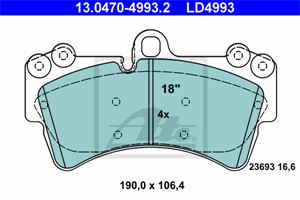 Jarrupalasarja, levyjarru, Etuakseli, AUDI Q7, PORSCHE CAYENNE, VW TOUAREG, 4L0 698 151 C, 7L0 698 151 E, 7L0 698 151 G, 7L0 698 151 J,