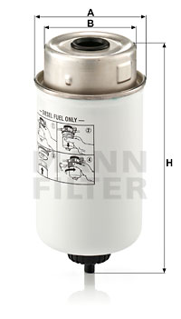 Polttoainesuodatin MANN-FILTER WK 8014