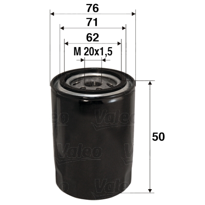 Öljynsuodatin VALEO 586001