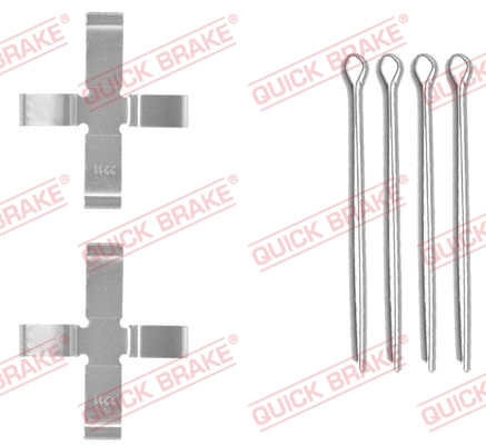 Tarvikesarja, jarrupala QUICK BRAKE 109-0949