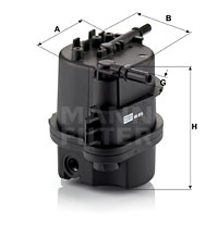 Polttoainesuodatin MANN-FILTER WK 9015 x
