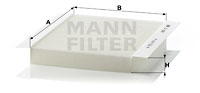Raitisilmasuodatin MANN-FILTER CU 2680