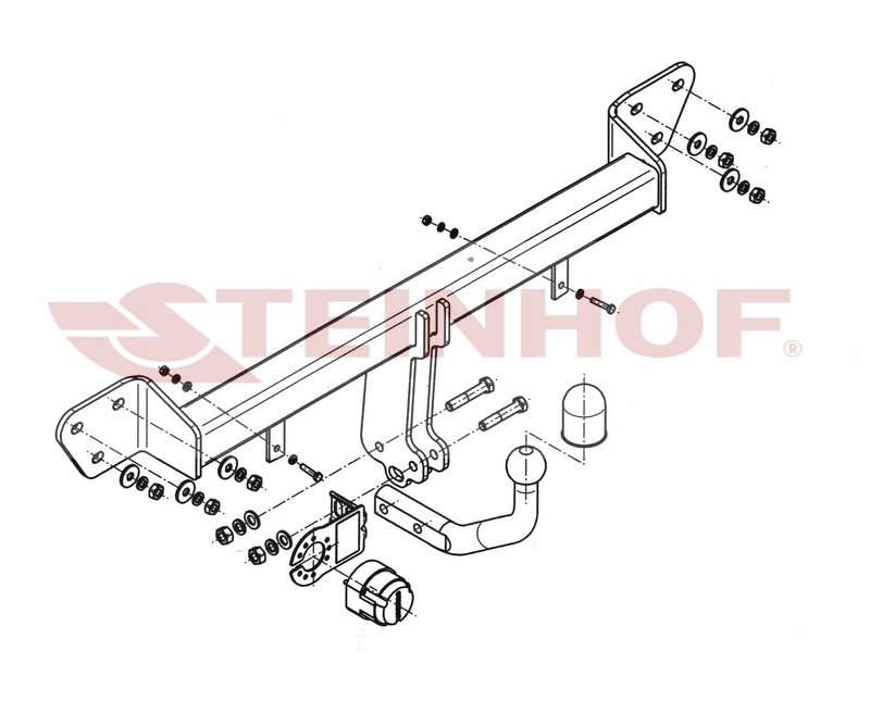Vetokoukku STEINHOF STB-047 BMW 7 E65, E66, E67