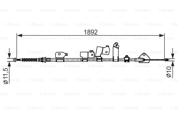 Käsijarruvaijeri BOSCH 1 987 482 439