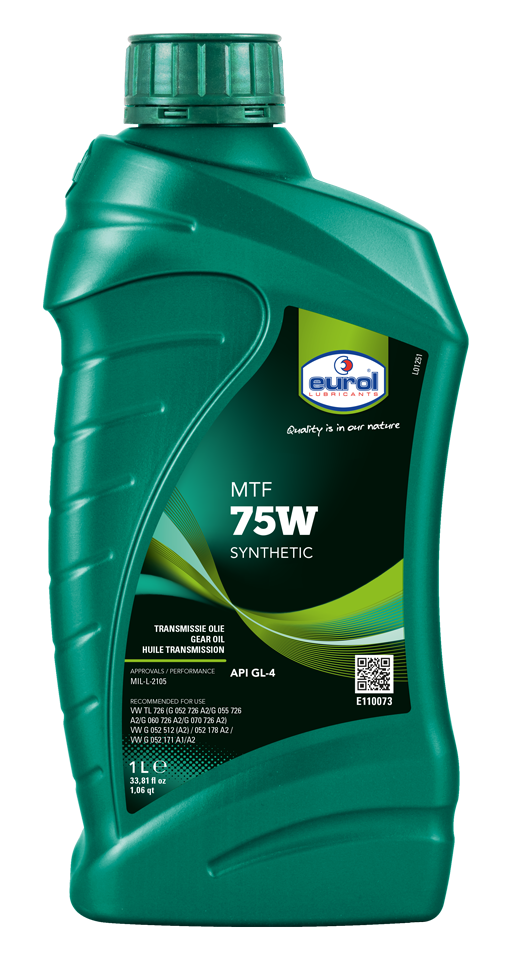Vaihteistoöljy EUROL 75W MTF GL4 1L