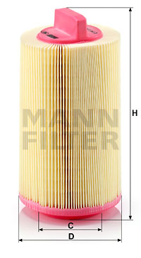 Ilmansuodatin MANN-FILTER C 14 114