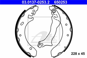 Jarrukenkäsarja, Taka-akseli, FORD MONDEO I, MONDEO II, MONDEO Sedan I, MONDEO Sedan II, MONDEO Turnier I, MONDEO Turnier II, 6710016, 6