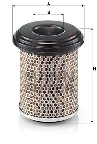 Ilmansuodatin, MERCEDES-BENZ G-KLASS [W460, W461, W463], G-KLASS Cabrio [W460, W463], 002 094 35 04, 002 094 40 04, 003 094 41 04, 5017