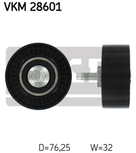 Ohjainrulla, hammashihna, Vasen, ylä, Oikea, CHRYSLER VOYAGER IV, JEEP CHEROKEE, LDV MAXUS Buss, MAXUS Skåp, 5093 931AA, 5142573AA