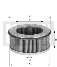 Raitisilmasuodatin MANN-FILTER CU 33 128