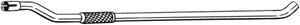 Pakoputki, Keskellä, FIAT PANDA, PANDA Skåp/halvkombi, 51763719