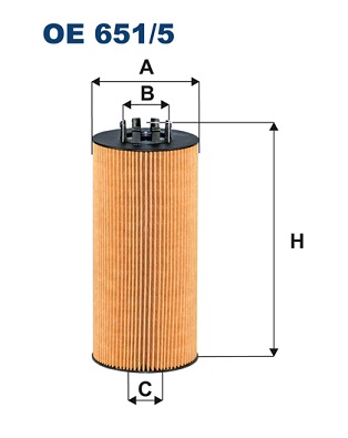 Öljynsuodatin FILTRON OE 651/5