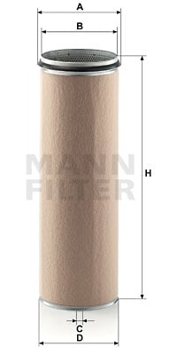 Toisioilmasuodatin MANN-FILTER CF 2100