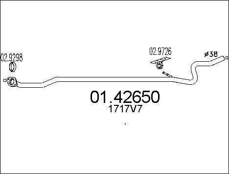 Pakoputki MTS 01.42650