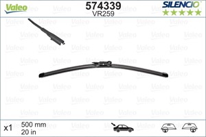 Pyyhkijänsulka, Takana, FORD MONDEO Halvkombi V, MONDEO Turnier V, OPEL INSIGNIA A, VAUXHALL INSIGNIA Mk I, 1272339, 2047382