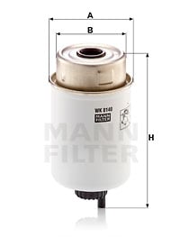 Polttoainesuodatin MANN-FILTER WK 8140