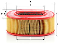 Ilmansuodatin MANN-FILTER C 25 124