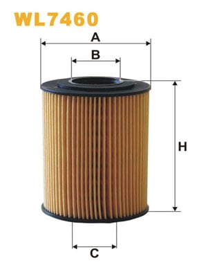 Öljynsuodatin WIX FILTERS WL7460