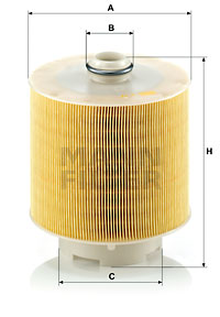 Ilmansuodatin MANN-FILTER C 17 137/1 x
