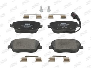 Jarrupalasarja, levyjarru, Etuakseli, SEAT CORDOBA, SKODA FABIA II, FABIA Combi II, ROOMSTER, ROOMSTER Praktik, VW POLO, POLO Sedan IV,