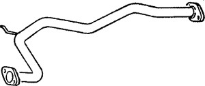 Pakoputki, Keskellä, MAZDA 626 III, 626 Coupé III, 626 Hatchback III, 626 Station Wagon III, F201-40-600, F202-40-600, F203-40-600, F263