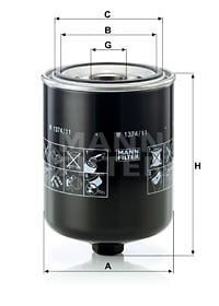 Öljynsuodatin MANN-FILTER W 1374/11
