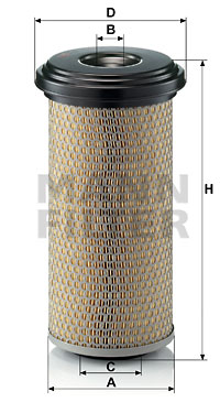 Ilmansuodatin MANN-FILTER C 15 165