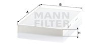 Raitisilmasuodatin MANN-FILTER CU 3037