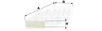 Raitisilmasuodatin MANN-FILTER CU 5257