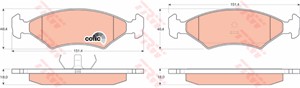 Jarrupalasarja, levyjarru, FORD,MAZDA,TVR, 1030602, 1039106, 1079920, 1619209, 1659935, 178479, 1E06-33-23Z, 1E063323ZA, 1E063323ZB, 501