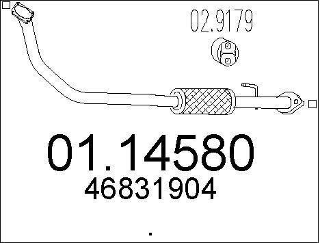 Pakoputki MTS 01.14580