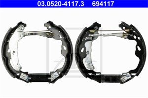 Jarrukenkäsarja, Taka-akseli, CITROËN C1, PEUGEOT 107, TOYOTA AYGO, AYGO Skåp/halvkombi, 4242 16, 4242 17, 4242 28