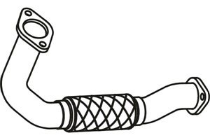 Pakoputki, Edessä, HYUNDAI TUCSON, KIA SPORTAGE II, 28610-2E701