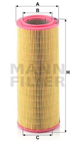 Ilmansuodatin, FIAT IDEA, PUNTO, PUNTO Skåp/halvkombi, LANCIA MUSA, 46552772