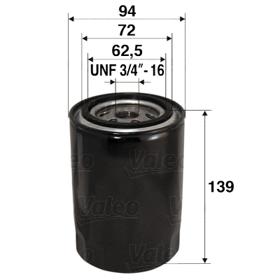 Öljynsuodatin VALEO 586015