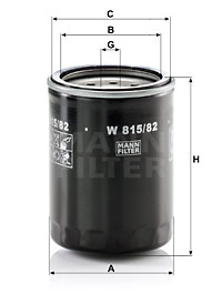 Öljynsuodatin MANN-FILTER W 815/82