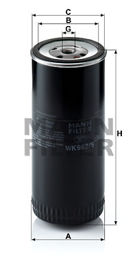 Polttoainesuodatin MANN-FILTER WK 962/5