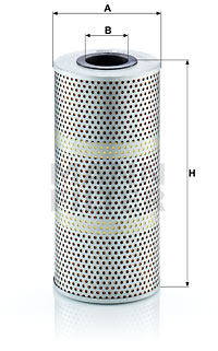 Suodatin, työhydrauliikka MANN-FILTER HD 1164/1 x