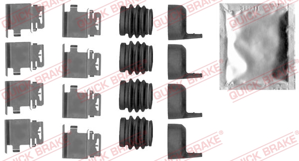 Tarvikesarja, jarrupala QUICK BRAKE 109-1890