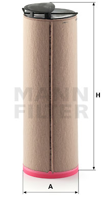 Toisioilmasuodatin MANN-FILTER CF 810