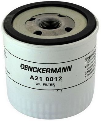 Öljynsuodatin DENCKERMANN A210012