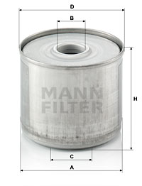 Polttoainesuodatin MANN-FILTER P 917/1 x