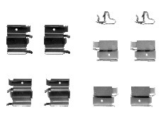 Tarvikesarja, jarrupala, Edessä, MAZDA 323 F VI, 323 S VI, TOYOTA RAV 4 II, 04412 40000, 12612 4000
