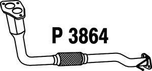 Pakoputki, Edessä, MITSUBISHI PAJERO PININ, MR464778