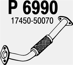 Pakoputki, Keskellä, TOYOTA LAND CRUISER 100, 17450-50070