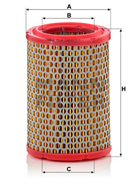 Ilmansuodatin MANN-FILTER C 1134/1